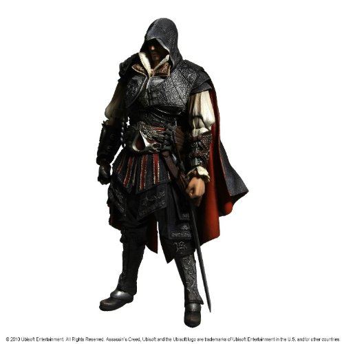 Assassin's Creed 2 Play Arts Kai Pre-Painted Action Figure: Ezio Auditore  Da Firenze (Re-run)
